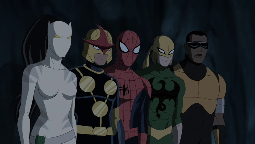 Интересные открытки с героем из комиксов Marvel - Люком Кейдж 