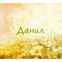 Именные открытки с поздравлениями и пожеланиями для Данила  
