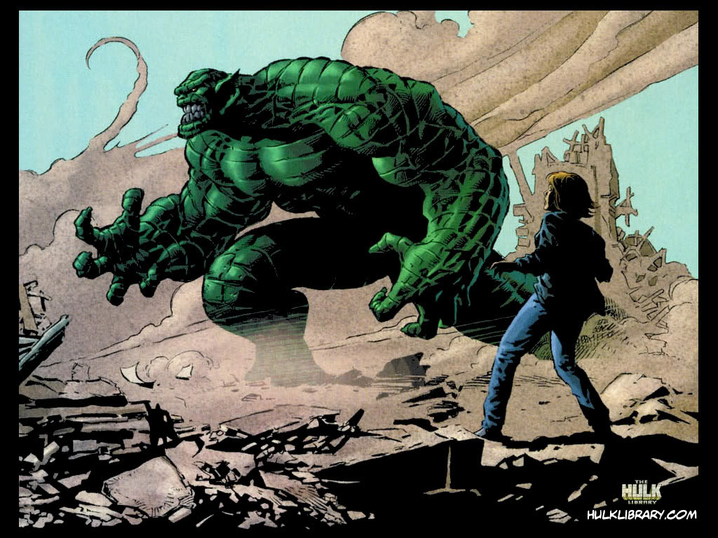 Открытки с суперзлодеем вселенной Marvel - Мерзостью         