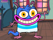 Яркие и забавные открытки с героями из мультфильма Чудище Бансен 