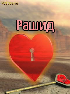 Яркие и красочные именные открытки на праздники для Рашида   