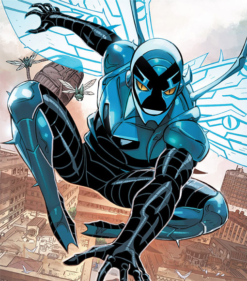 Яркие открытки с персонажем комиксов Марвел - Жук                      