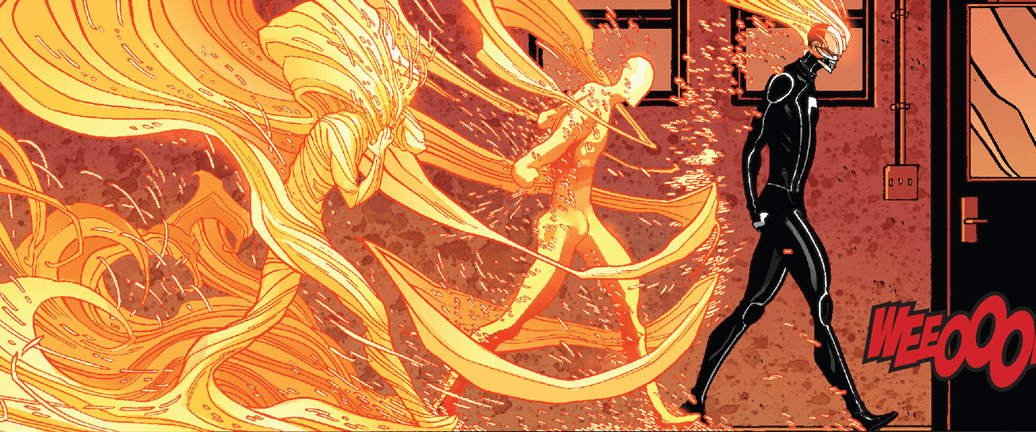 Открытки с персонажем вселенной Marvel - Призрачным Гонщиком 