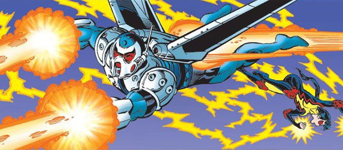 Яркие открытки с персонажем комиксов Марвел - Жук                      