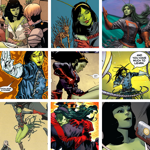 Интересные открытки с персонажем вселенной Marvel - Мантис  