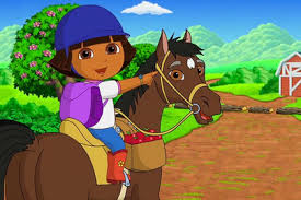 Яркие открытки с героями из мультфильма Дарья Путешественница 