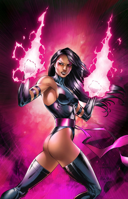 Открытки и картинки с персонажем вселенной Marvel - Псайлок 