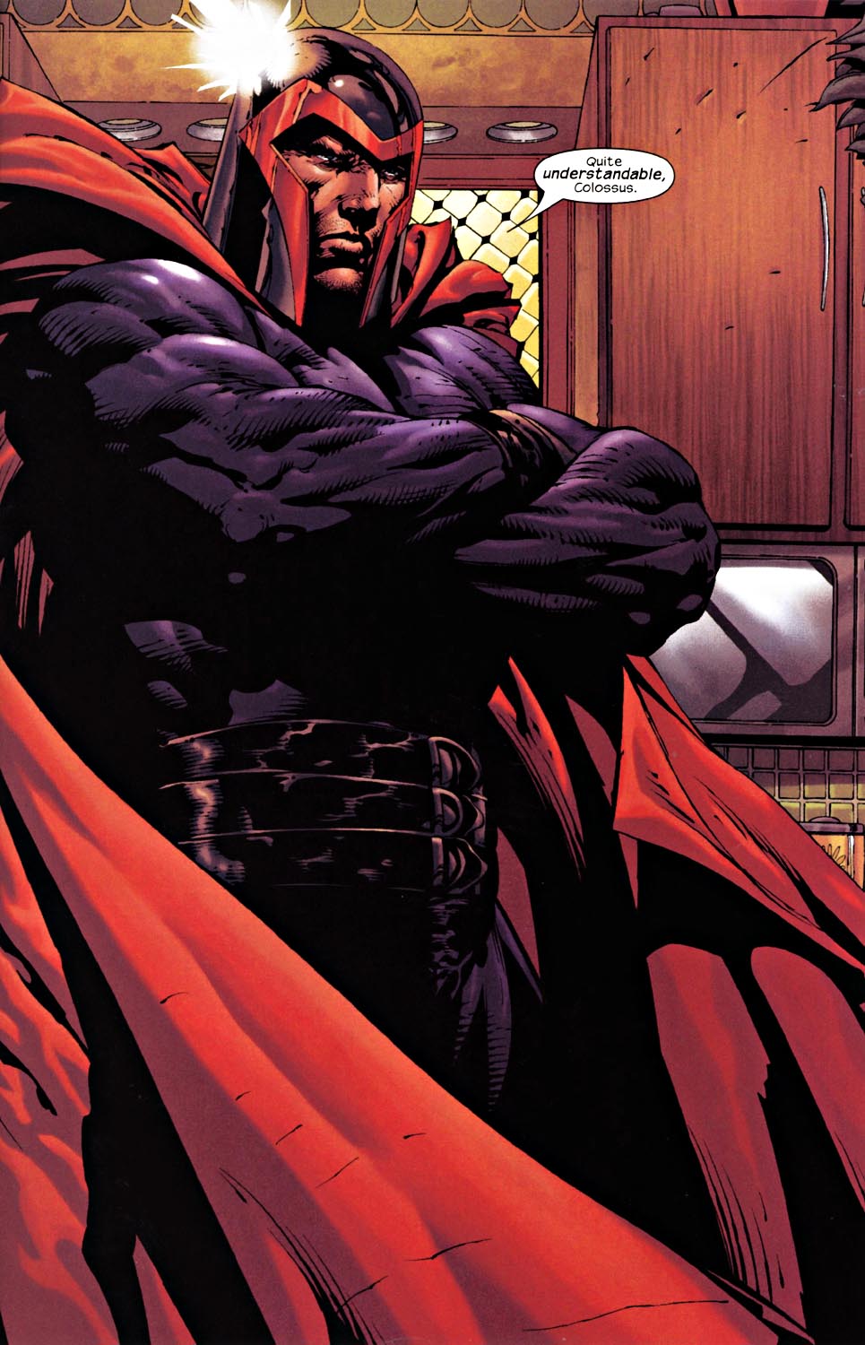 Интересные открытки с персонажем вселенной Marvel - Магнето 