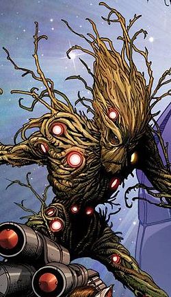 Открытки и картинки с персонажем вселенной марвел - Грут      