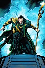 Открытки с богом из вселенной Marvel - Локи                  