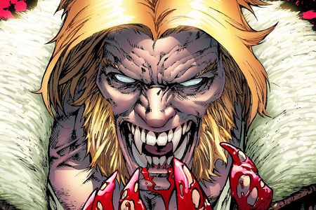 Открытки с персонажем вселенной Marvel - Саблезубым          