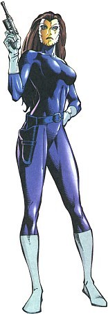 Интересные открытки с персонажем вселенной Marvel - Мадам Маска 