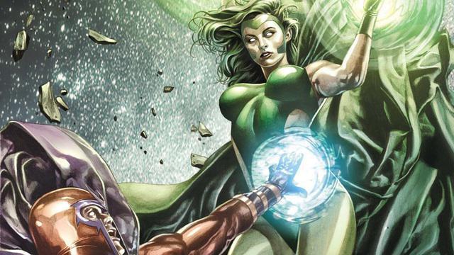 Открытки и картинки с персонажем комиксов Marvel- Полярис     