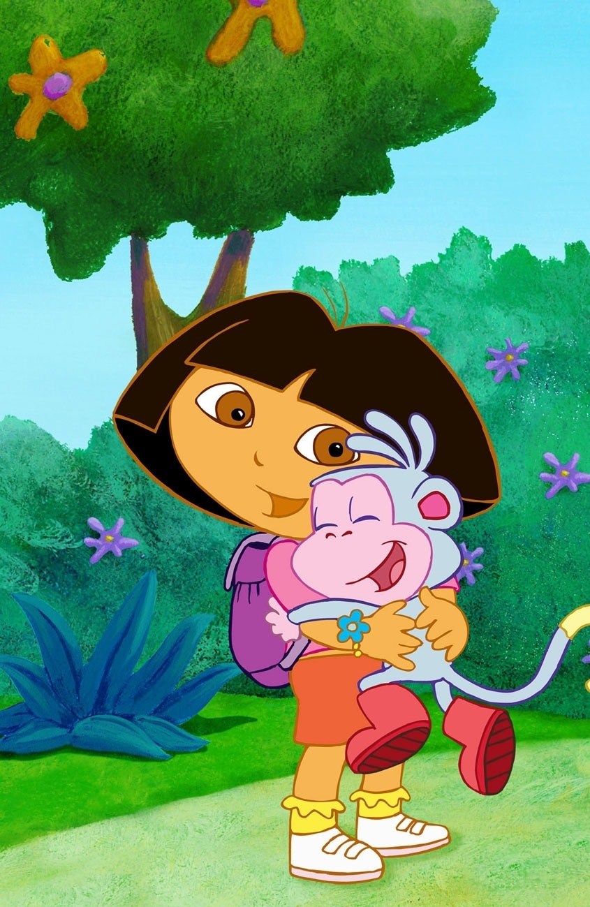 Яркие открытки с героями из мультфильма Дарья Путешественница 