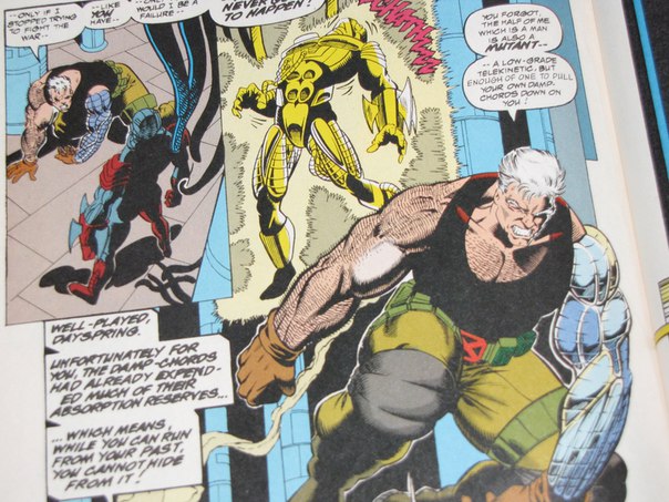 Открытки и картинки с персонажем вселенной Marvel - Кейбл    