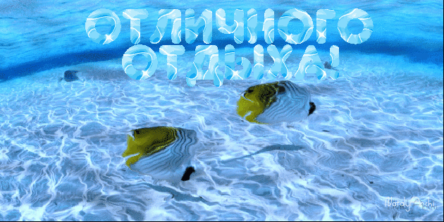 Яркие и красивые открытки с пожеланиями хорошего отдыха.    