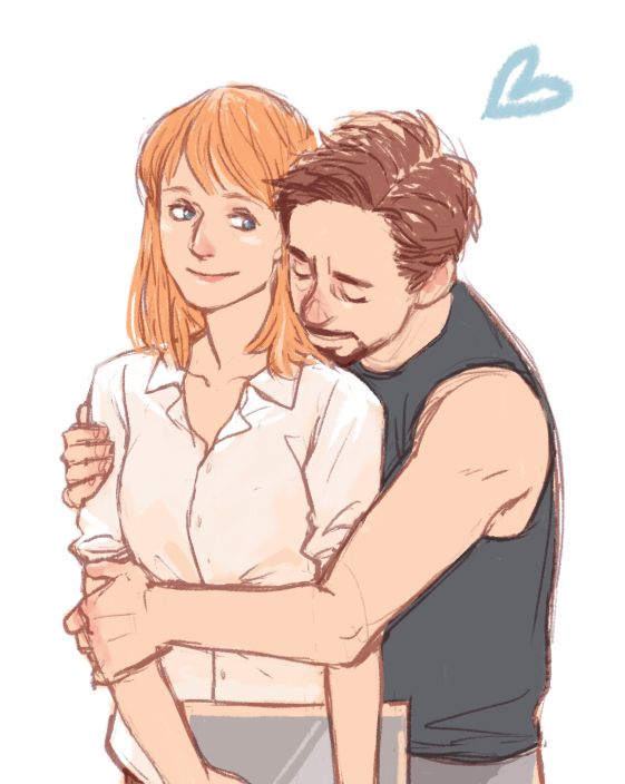 Открытки и картинки с персонажем вселенной Marvel - Пеппер Поттс 