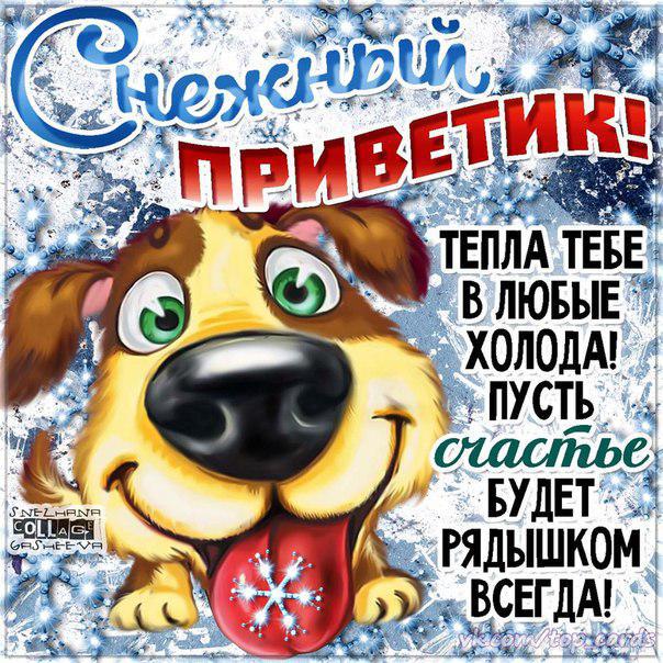 Яркие и красивые открытки с приветствием на каждый  день          