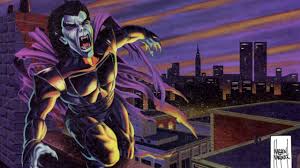 Красочные открытки с персонажем вселенной Marvel - Морбиус   