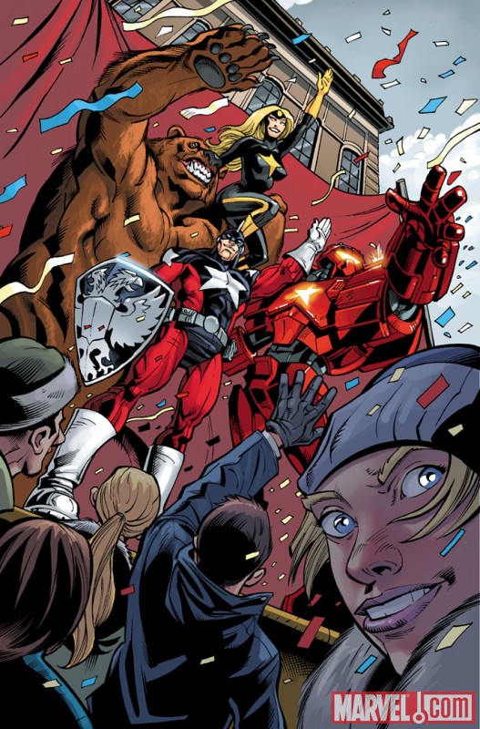 Открытки и картинки с персонажем вселенной Marvel - Красным Стражем 