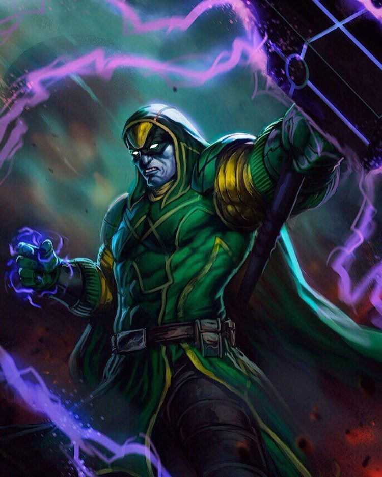Открытки и картинки с героем комиксов Marvel - Ронан Обвинитель 