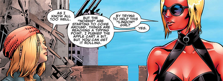 Открытки  с персонажем вселенной Marvel  -  Руби Саммерс      