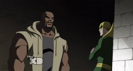 Интересные открытки с героем из комиксов Marvel - Люком Кейдж 