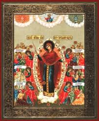 Открытки на день иконы Божьей Матери "Всех скорбящих радость" 