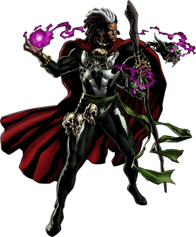 Открытки и картинки  с персонажем вселенной Марвел - Доктором Вуду 