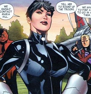 Красивые открытки с персонажем вселенной Marvel - Марией Хилл 