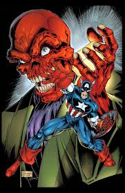 Открытки и картинки с злодеем вселенной Marvel - Красным Черепом 