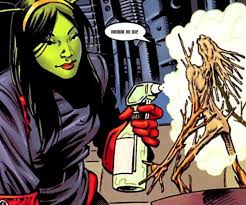 Интересные открытки с персонажем вселенной Marvel - Мантис  