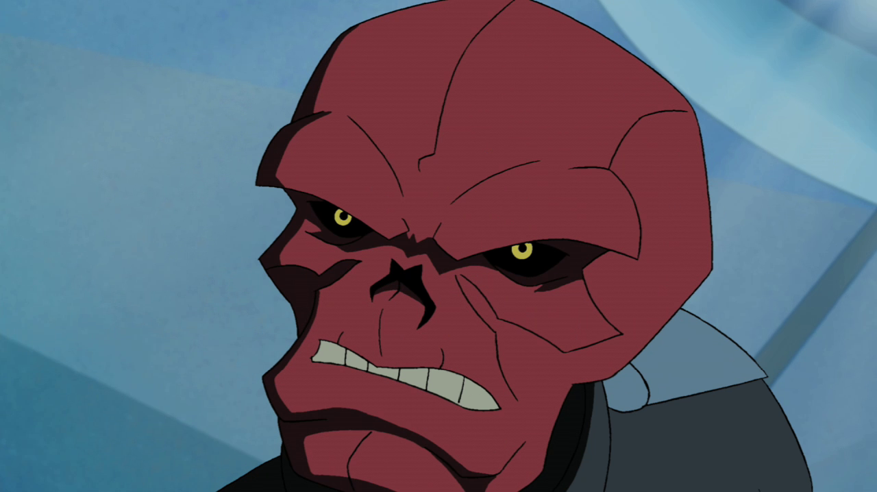 Открытки и картинки с злодеем вселенной Marvel - Красным Черепом 