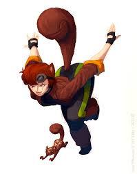 Открытки и картинки с персонажем вселенной марвел - Девушкой Белкой 