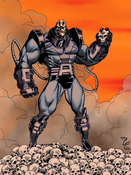 Открытки и картинки с суперзлодеем вселенной Марвел - Апокалипсисом 