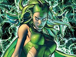 Открытки и картинки с персонажем комиксов Marvel- Полярис     