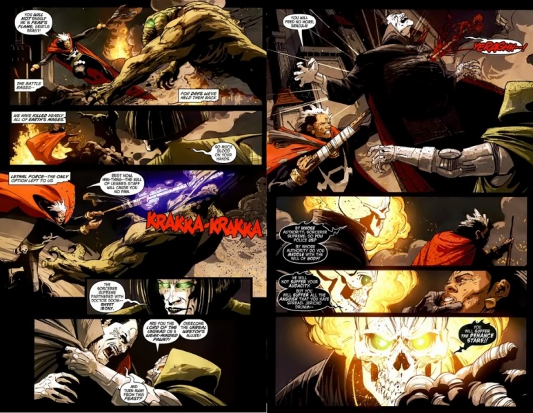 Открытки с персонажем вселенной Marvel - Призрачным Гонщиком 