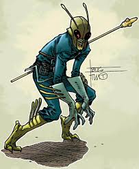 Яркие открытки с персонажем комиксов Марвел - Жук                      