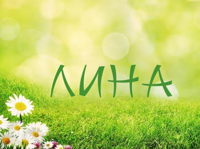 Яркие именные открытки с пожеланиями и поздравлениями для Лины 