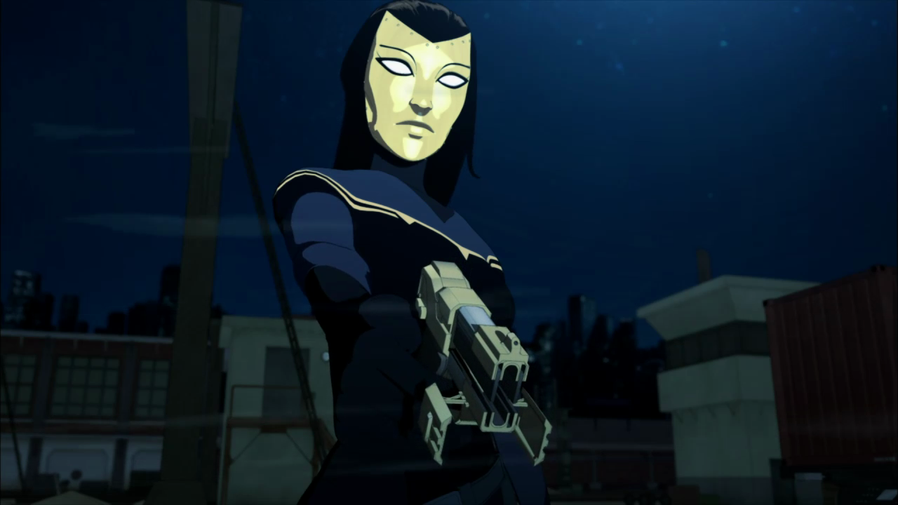 Интересные открытки с персонажем вселенной Marvel - Мадам Маска 