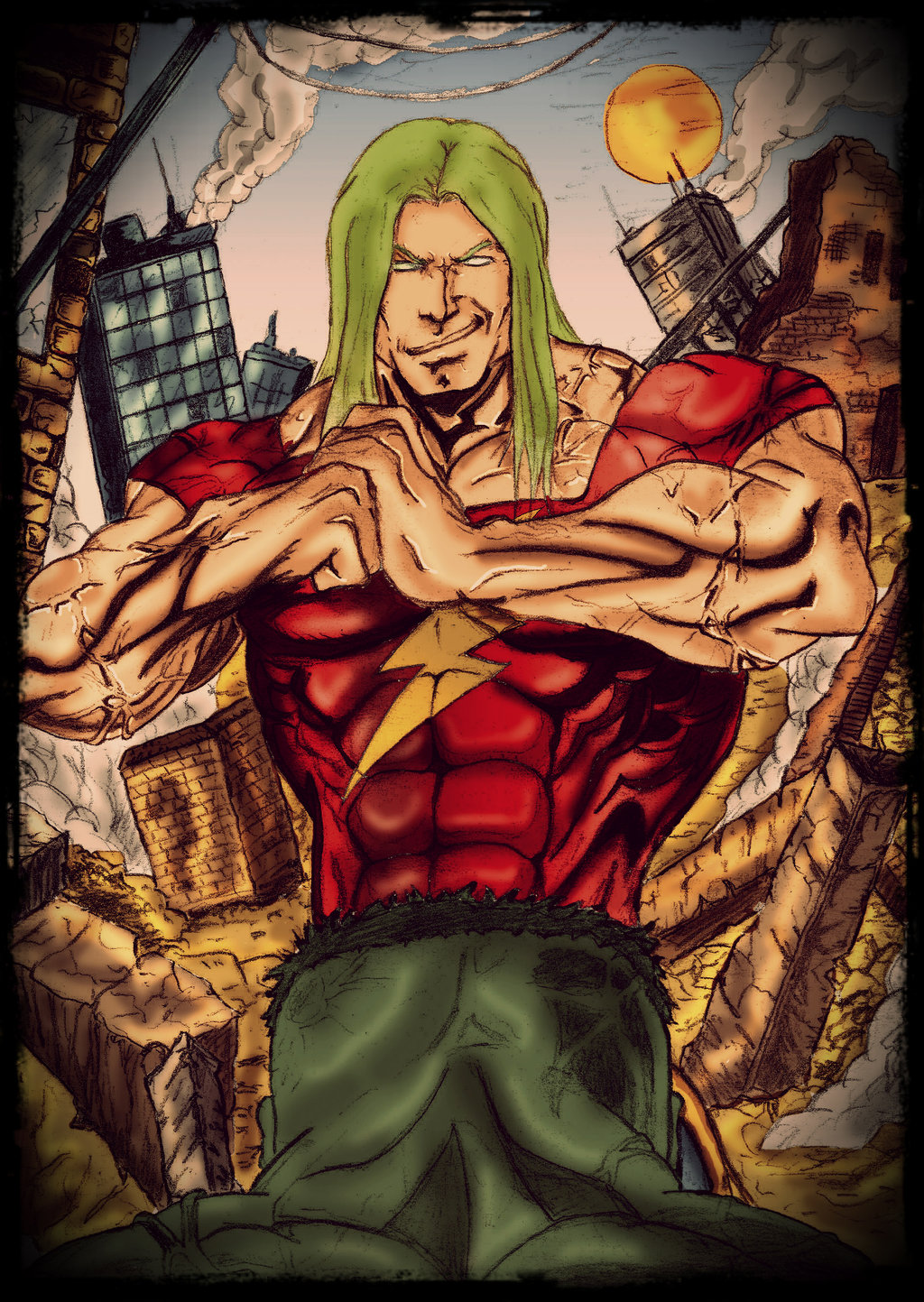 Открытки и картинки с  персонажами вселенной Марвел - Доком Самсоном 