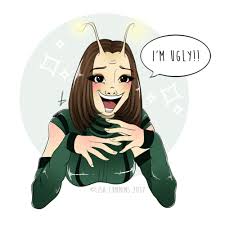 Интересные открытки с персонажем вселенной Marvel - Мантис  