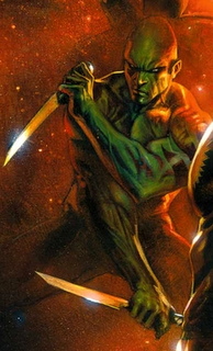 Открытки с персонажем вселенной марвел, стражь галактиик - Дракс 