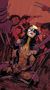 Открытки и картинки с персонажем вселенной Marvel - Икс-23  