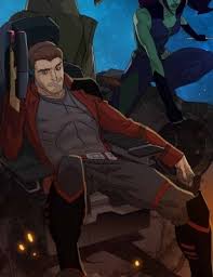 Открытки с персонажем вселенной марвел, стражем галактики - звездным Лордом