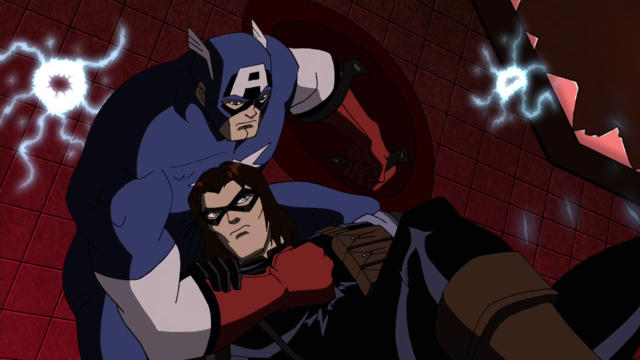 Открытки и картинки с персонажем Вселенной Марвел - Баки          