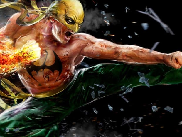 Открытки и картинки с персонажем вселенной марвел - Железным кулаком 