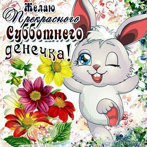 Яркие и красивые открытки с пожеланиями  отличной субботы   