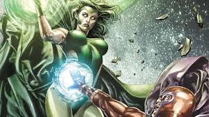 Открытки и картинки с персонажем комиксов Marvel- Полярис     