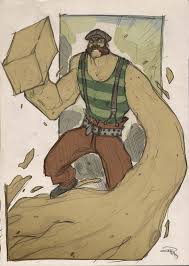 Открытки и картинки с персонажем вселенной  Marvel - Песочным Человеком 